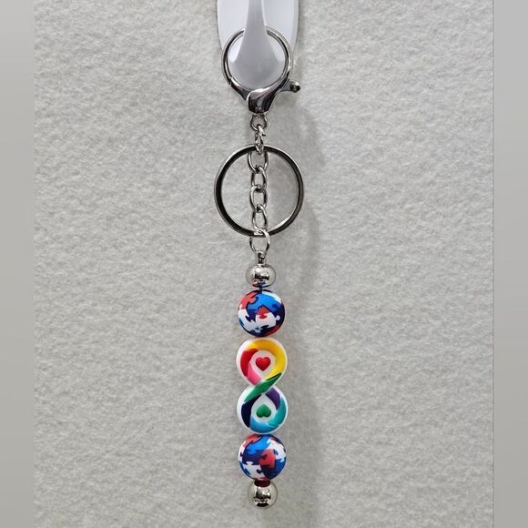 NWOT, AUTISM AWARENESS KEYCHAIN - Picture 1 of 3